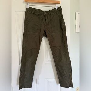 Banana Republic Dark Olive Cargo Pants